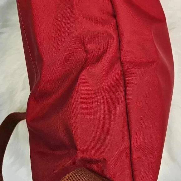Red LongChamp Versatile Backpack - Picture 6 of 16